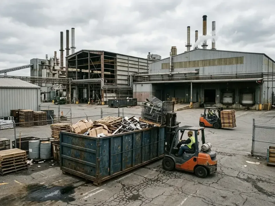 industrial-factory-scrap-conta-003 — frequently asked questions, Cheap Roll-off Dumpster Rentals in Highland, IL